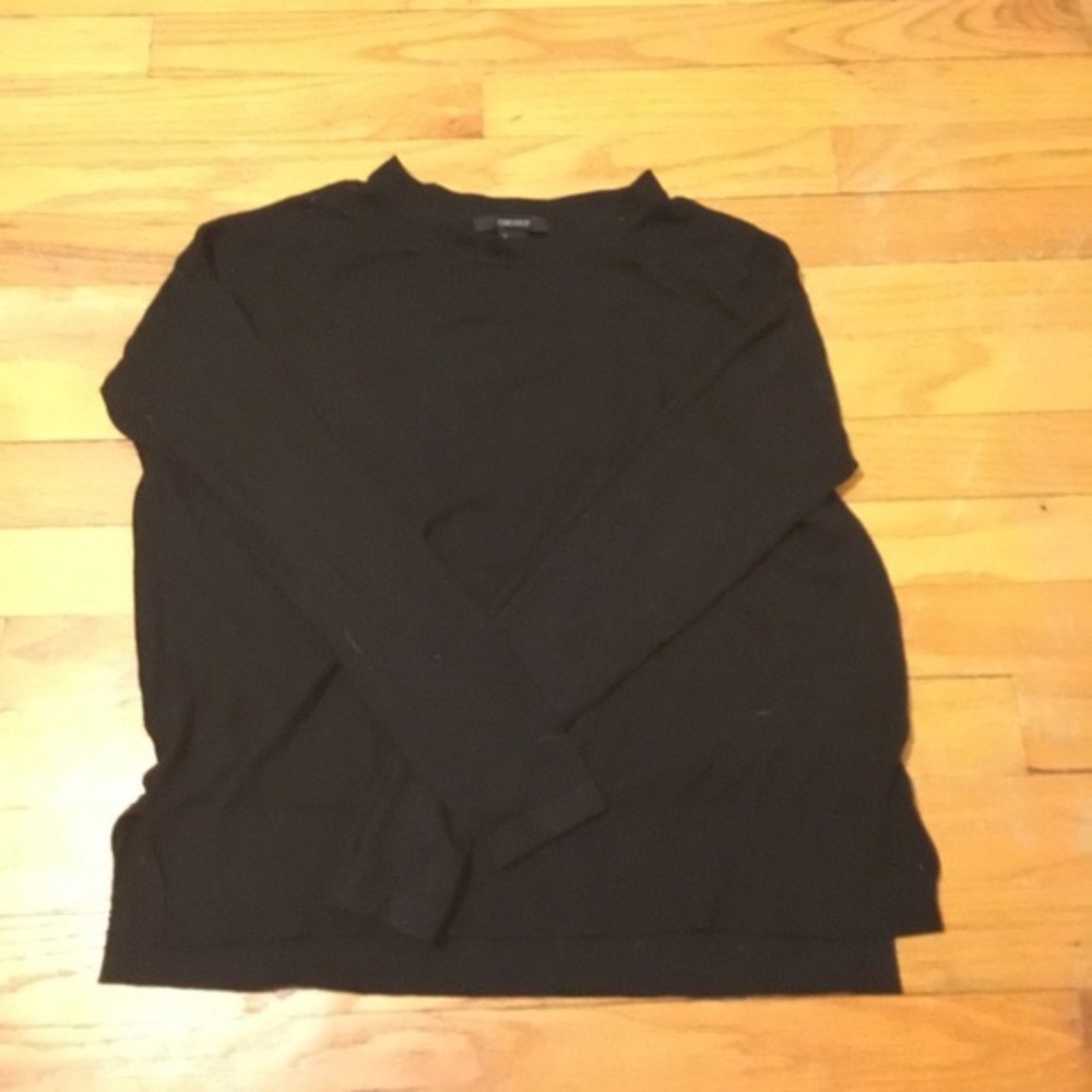 Forever 21 Basic Black Long Sleeve Shirt
